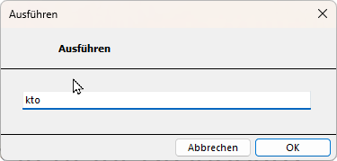 Screenshot: Erstellen und Ausführen von Shortcuts