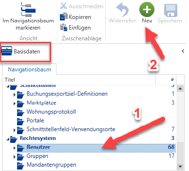 Screenshot: Einrichtung Abnahme App