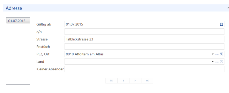 Screenshot: 1.10 Person erfassen