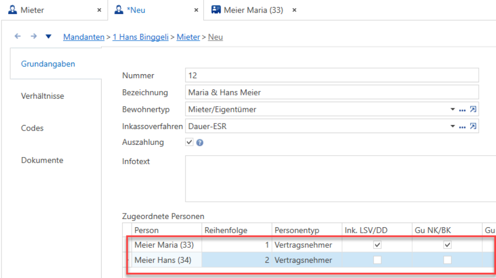 Screenshot: 1.11 Mieter bilden