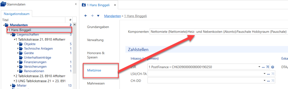 Screenshot: 1.12 Komponenten