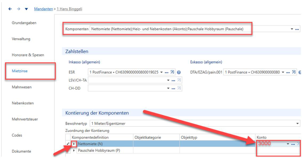 Screenshot: 1.2 Mandanten eröffnen
