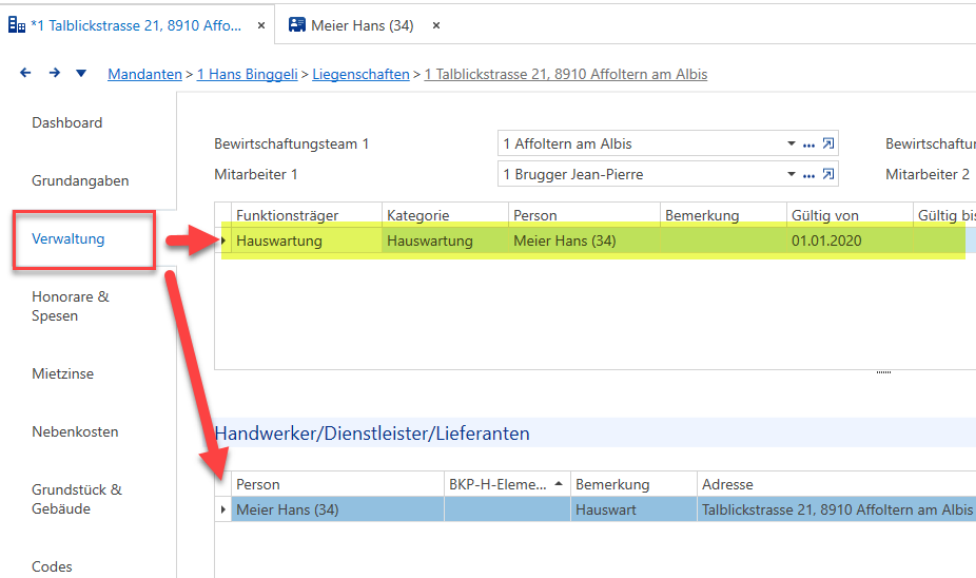 Screenshot: 2.2 Personen und weitere Angaben