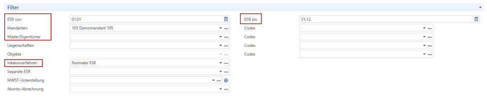 Screenshot: 6.2 ESR Druck