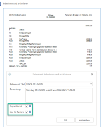 Screenshot: Dialog 