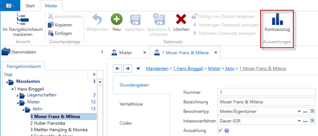 Stammdaten/Mandanten/Mieter - Mieter erfassen