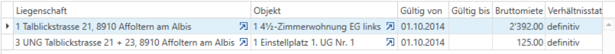 Stammdaten/Mandanten/Mieter/Verhältnisse