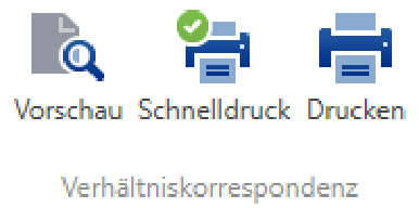 Stammdaten/Mandanten/Liegenschaften/Objekte/Verhältnisse/Korrespondenz – drucken
