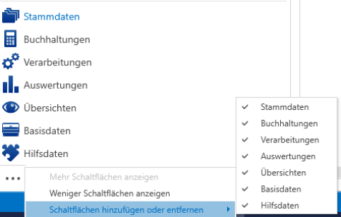 verschiedene Navigationsbäume