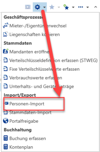 Personen-Import