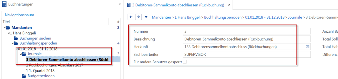 Buchhaltungen/Mandanten/Buchhaltungsperioden/Journale (Rückbuchungsjournal Debitorensammelkonten-Abschlüsse)