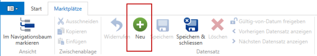 Neuer Marktplatz einrichten