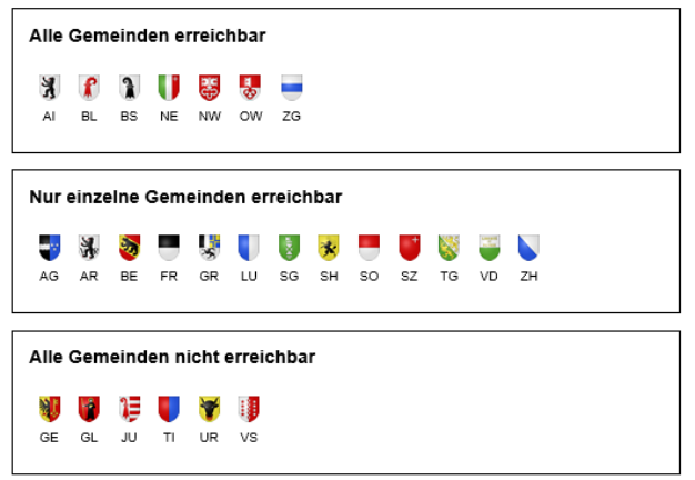 Kantone mit Drittmeldepflicht