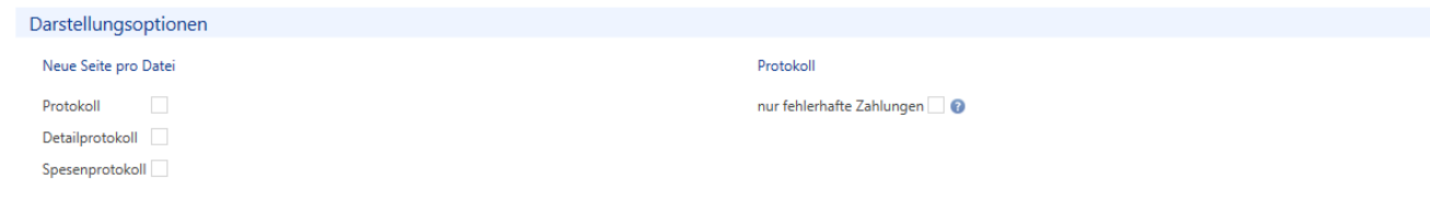Darstellungsoptionen