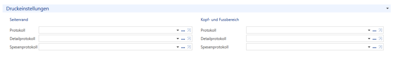 Druckereinstellungen