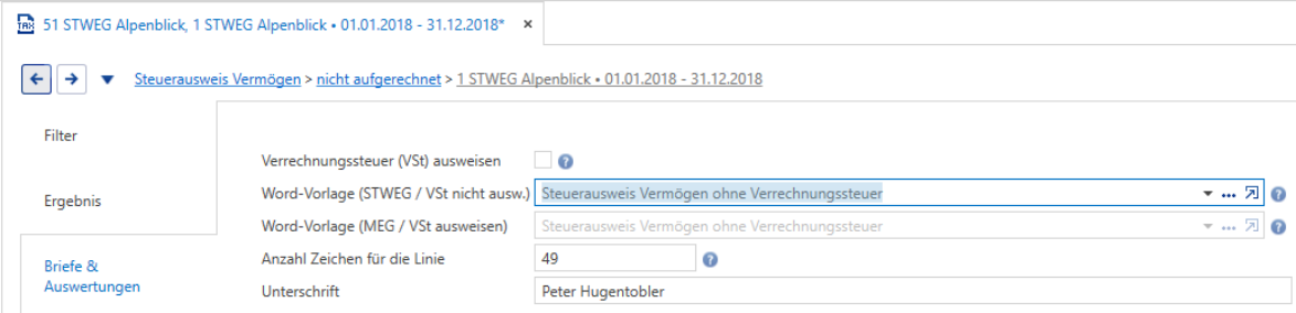 Verarbeitungen/Steuerausweise/Steuerausweise „Vermögen“/Briefe & Auswertungen