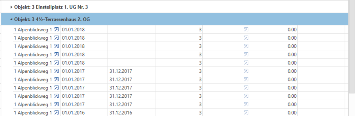 Übersichten/Mandanten/Komponentensätze