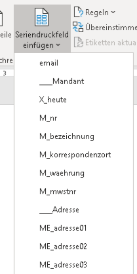 Seriendruck im Word (3)