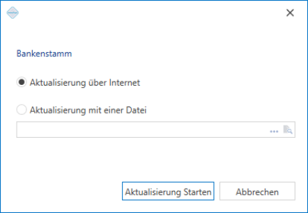 Bankenstamm aktualisieren