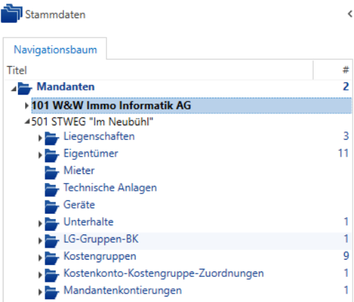 Mandanten/Übersicht Ordner