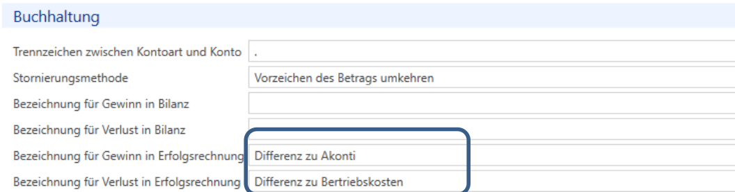 Stammdaten/Mandanten/Verwaltung/Buchhaltung