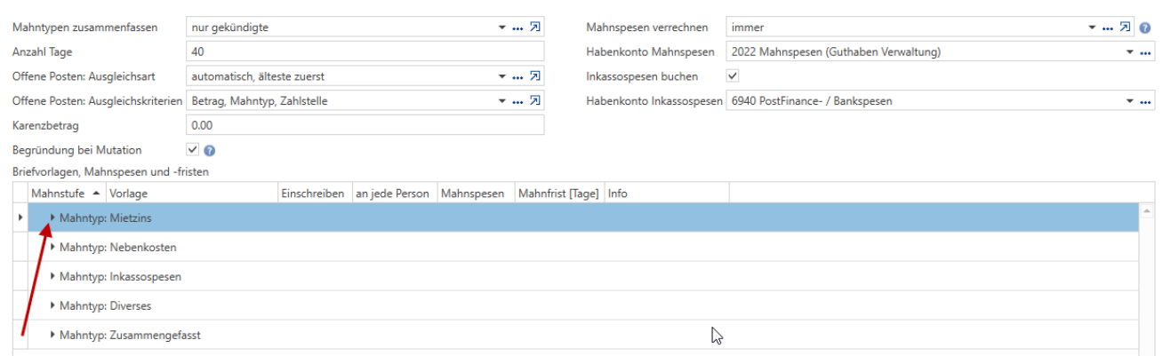 Stammdaten / Dialogbereich / Mandant