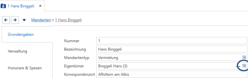 Stammdaten/Mandanten