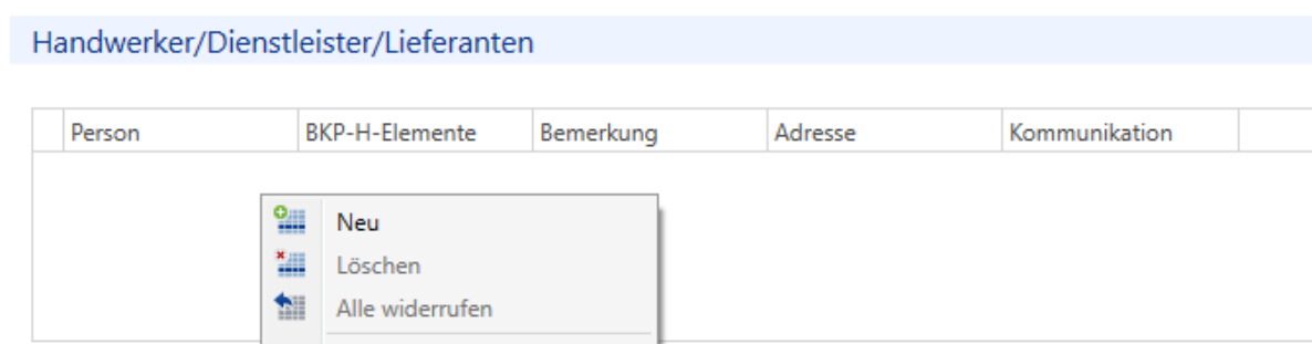 Stammdaten/Mandanten/Liegenschaften – Verwaltung
