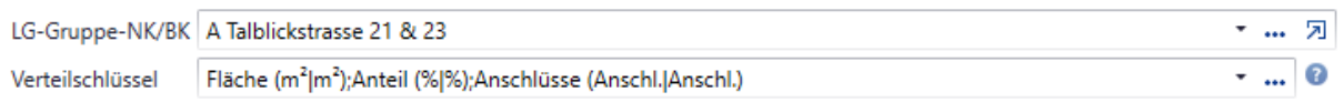 Stammdaten/Mandanten/Liegenschaften – Nebenkosten