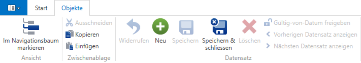 Stammdaten/Mandanten/Liegenschaften/Objekte