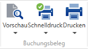 Buchhaltungen - Buchungen (Menüband)