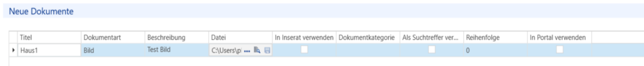 Stammdaten/Mandanten Dokumente