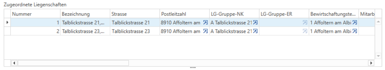 Stammdaten/Mandanten/LG-Gruppen-NK - Zugeordnete Liegenschaften